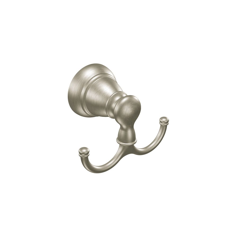 Moen Banbury Collection Robe Hook Brushed Nickel - Flockneti