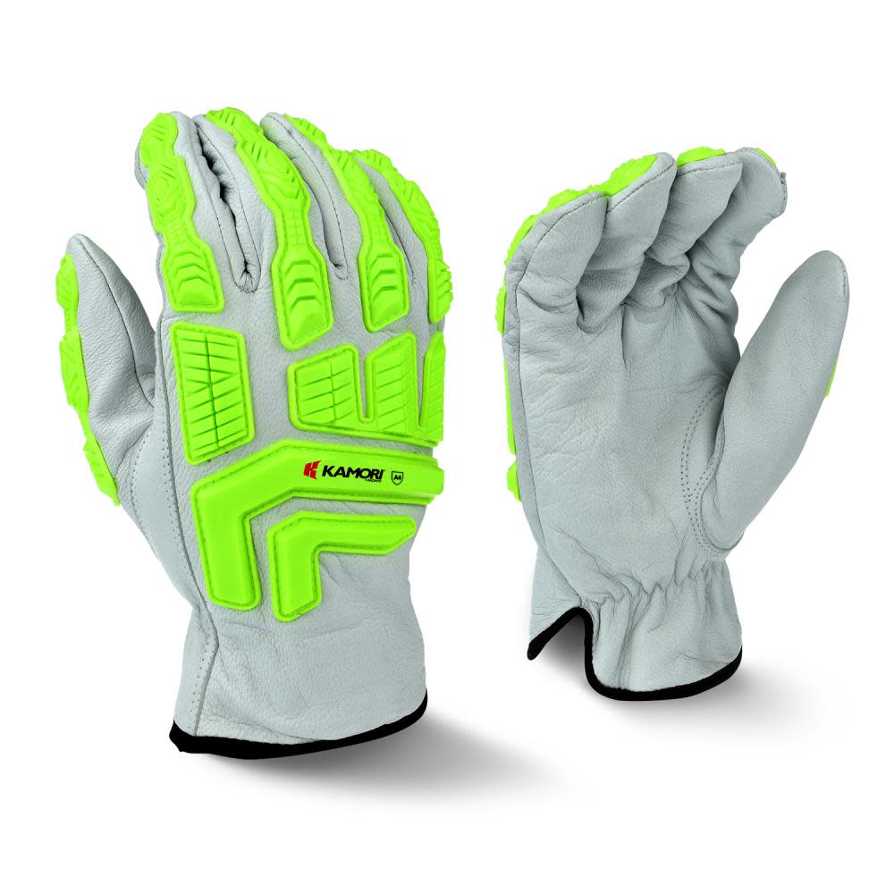 Radians KAMORI Work Gloves Cut Protection Level A4 with Impact Protection XL - Flockneti