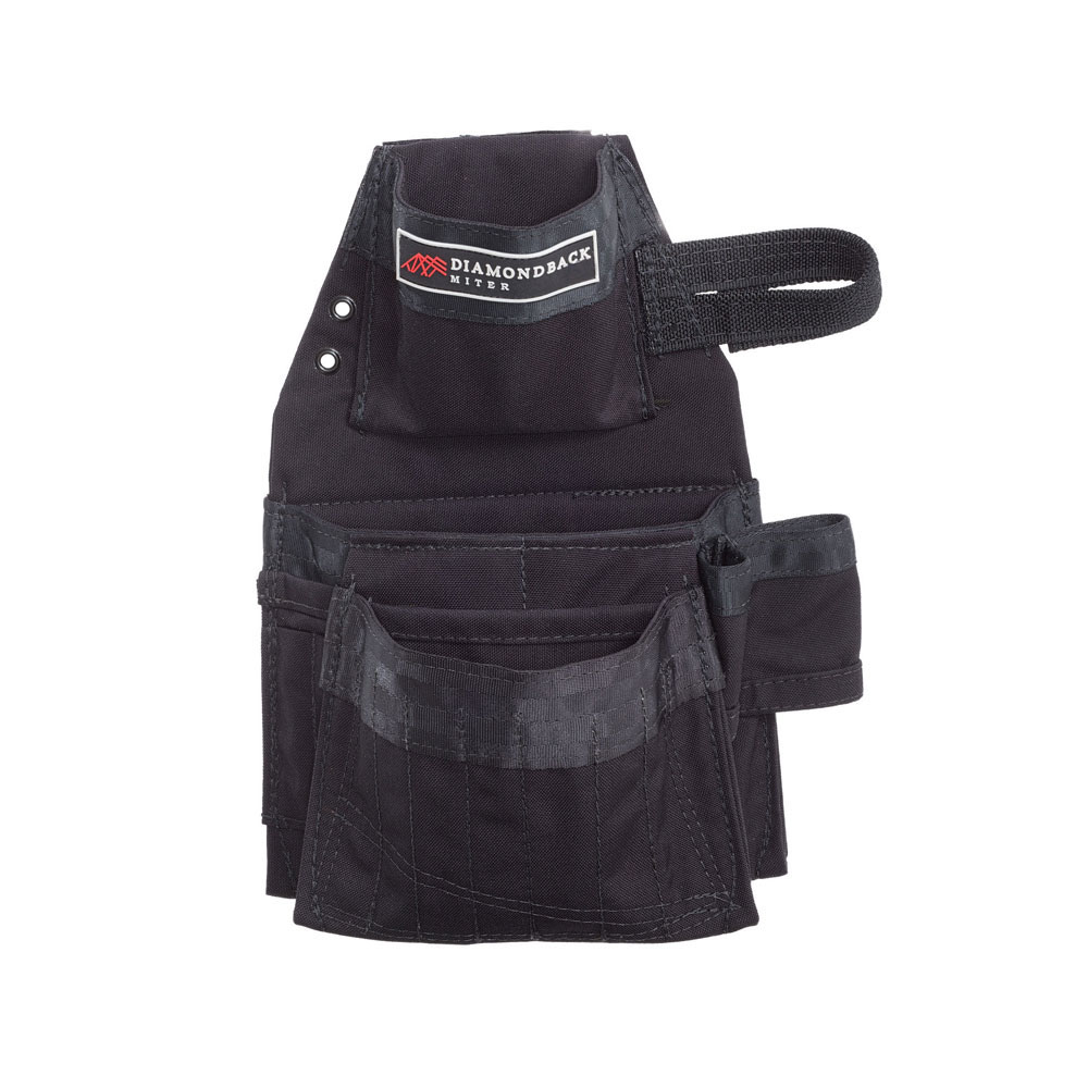 Diamondback Toolbelts Black Right Side Miter Tool Pouch - Flockneti