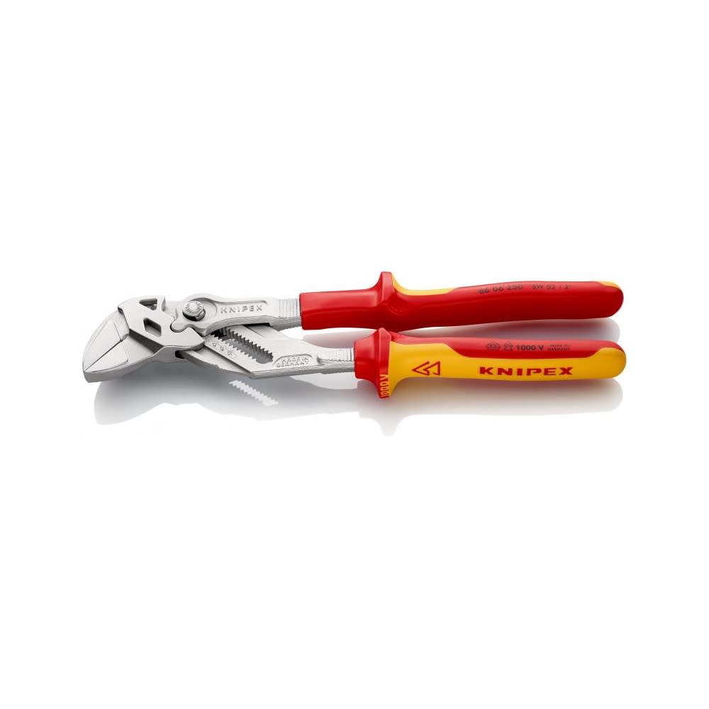 Knipex Chrome Plated Head Pliers Wrench 250mm - Flockneti