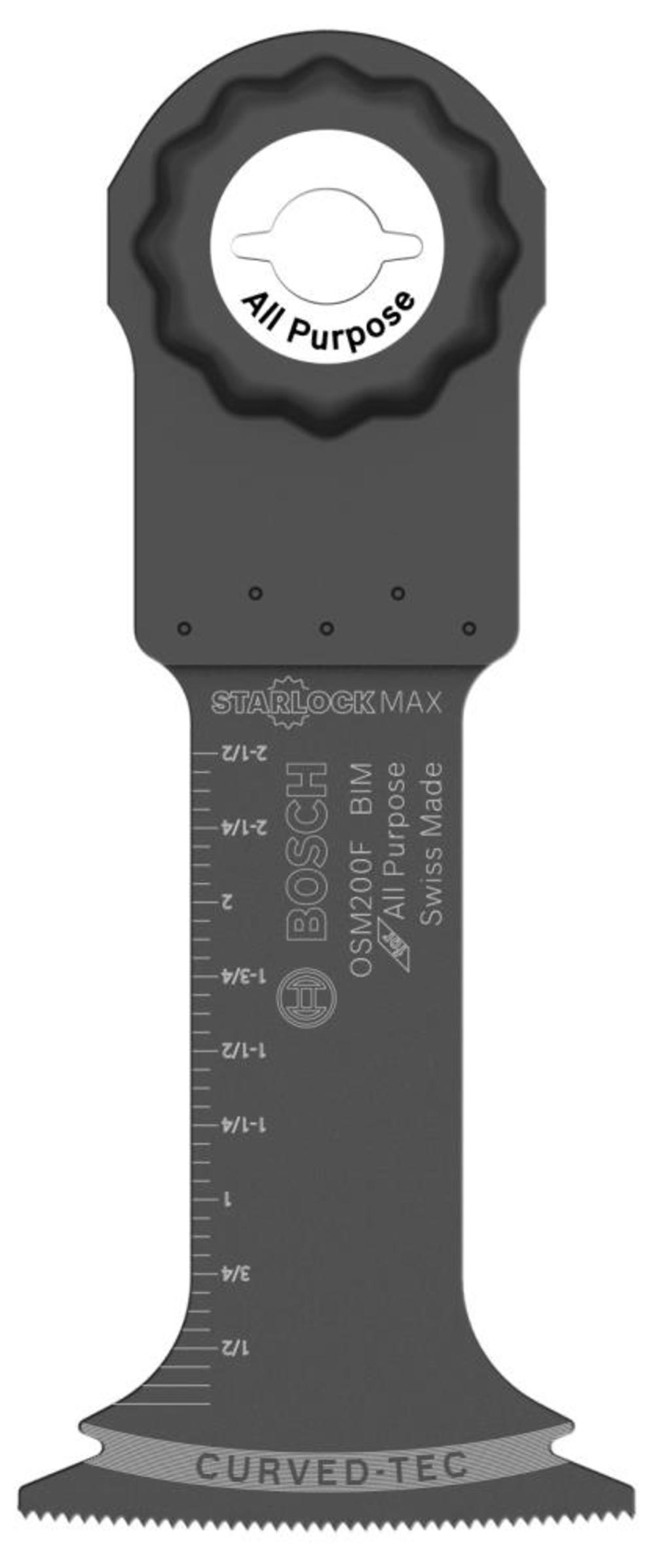 Bosch 2 In. StarlockMax Oscillating Multi Tool Bi-Metal Plunge Cut Blade - Flockneti