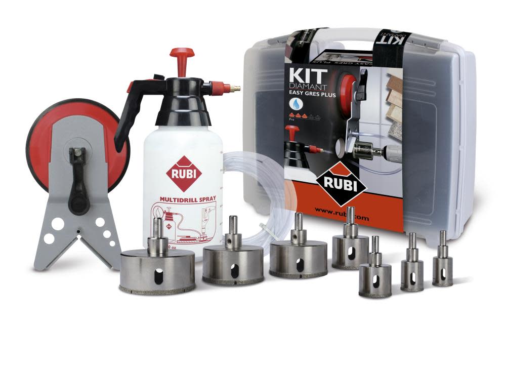 Rubi Tools Hole Saw Diamond Drilling Bits Easy Gres Plus Kit - Flockneti