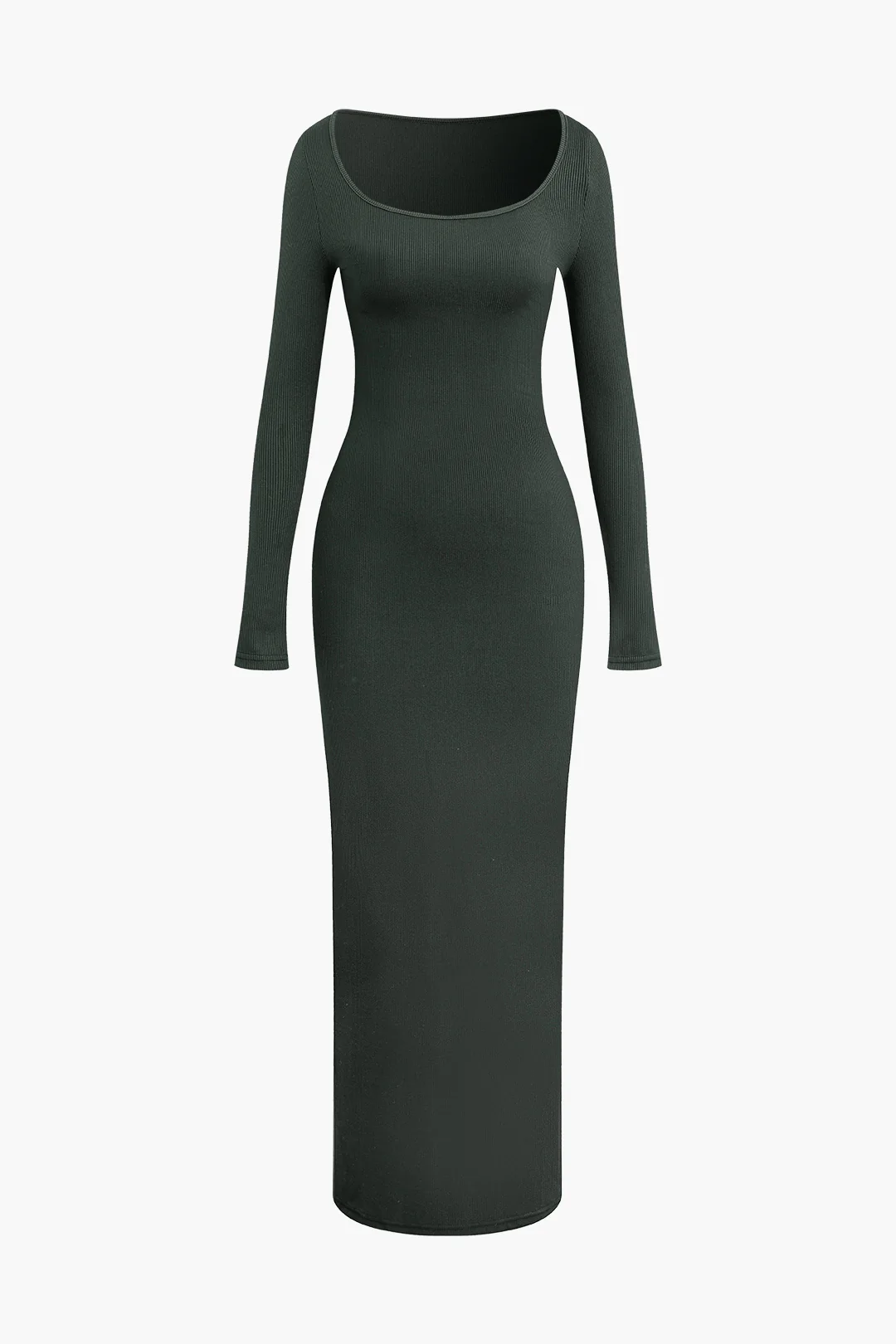 Solid Long Sleeve Maxi Dress - Flockneti