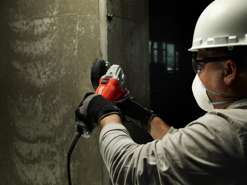 Milwaukee 13 Amp 5 In. Small Angle Grinder Slide Lock-On - Flockneti