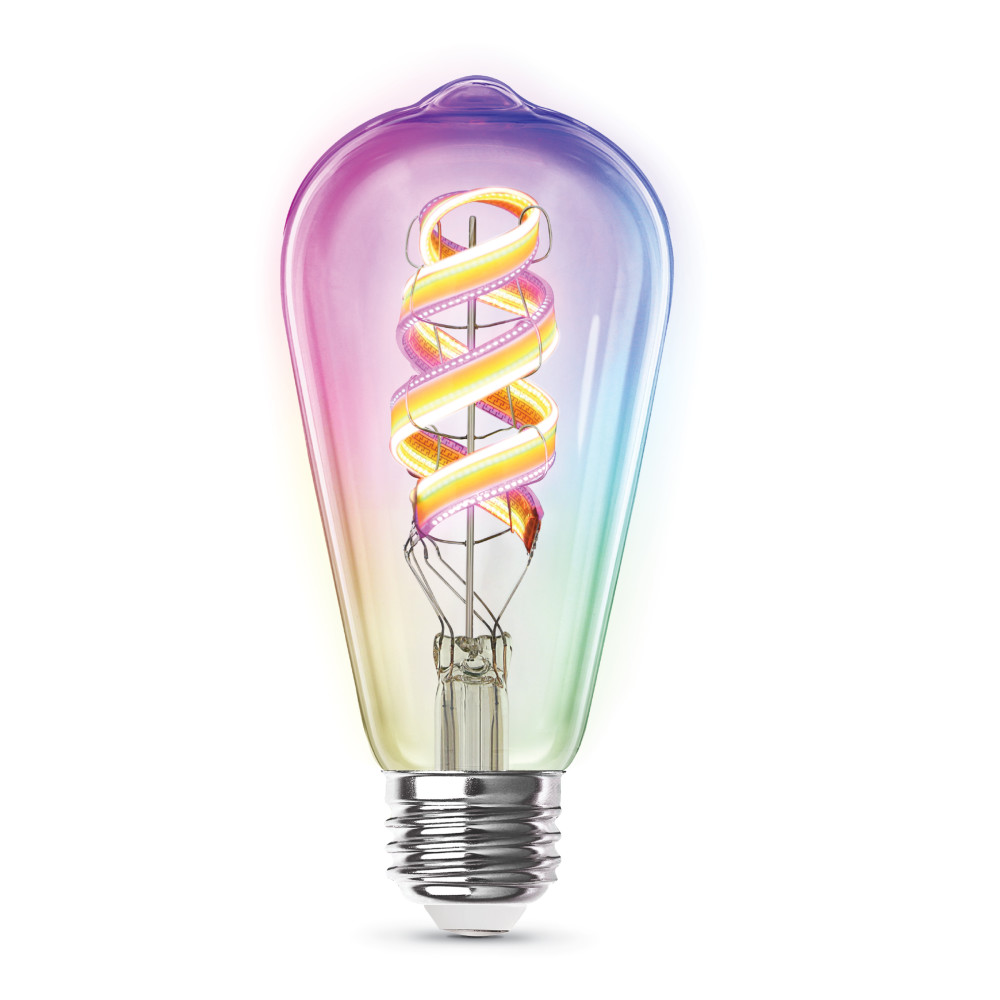 Feit Electric 60W ST21 Smart WiFi Filament LED Bulb 1pk - Flockneti