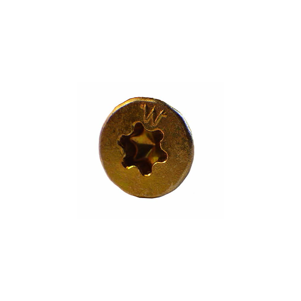 Western Builders Supply 2 In. Zinc Coated Flat Head Gold Interior Structural Wood Screw - Flockneti