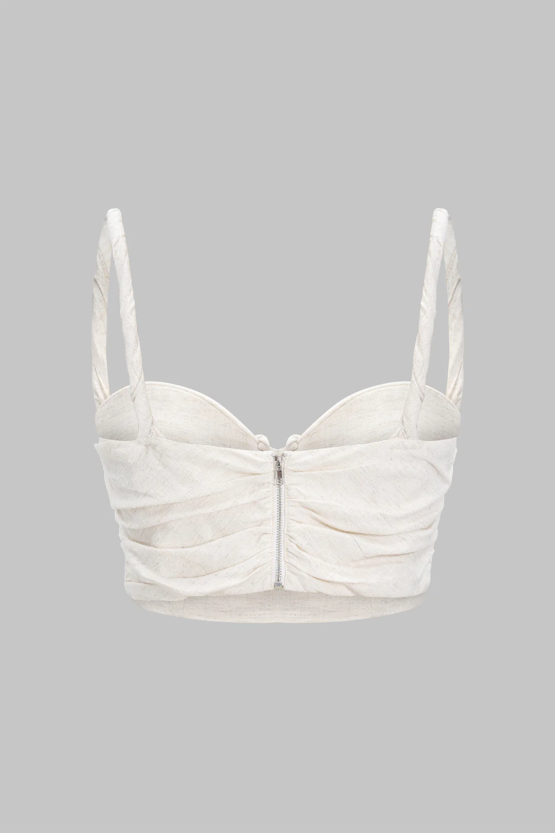 Linen Zipper Cami Top - Flockneti