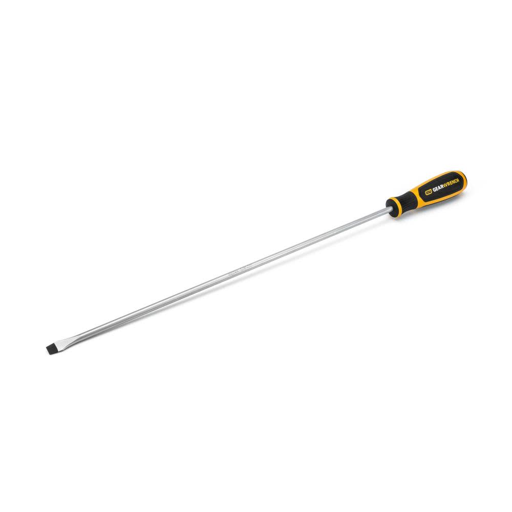 GEARWRENCH 3/8″ x 20″ Slotted Dual Material Screwdriver - Flockneti