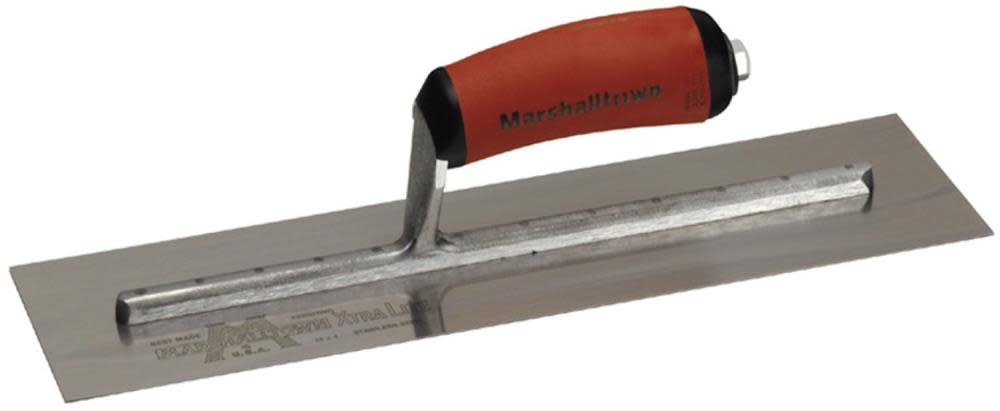 Marshalltown Finishing Trowel-12 in. x 3 in. -DuraSoft - Flockneti