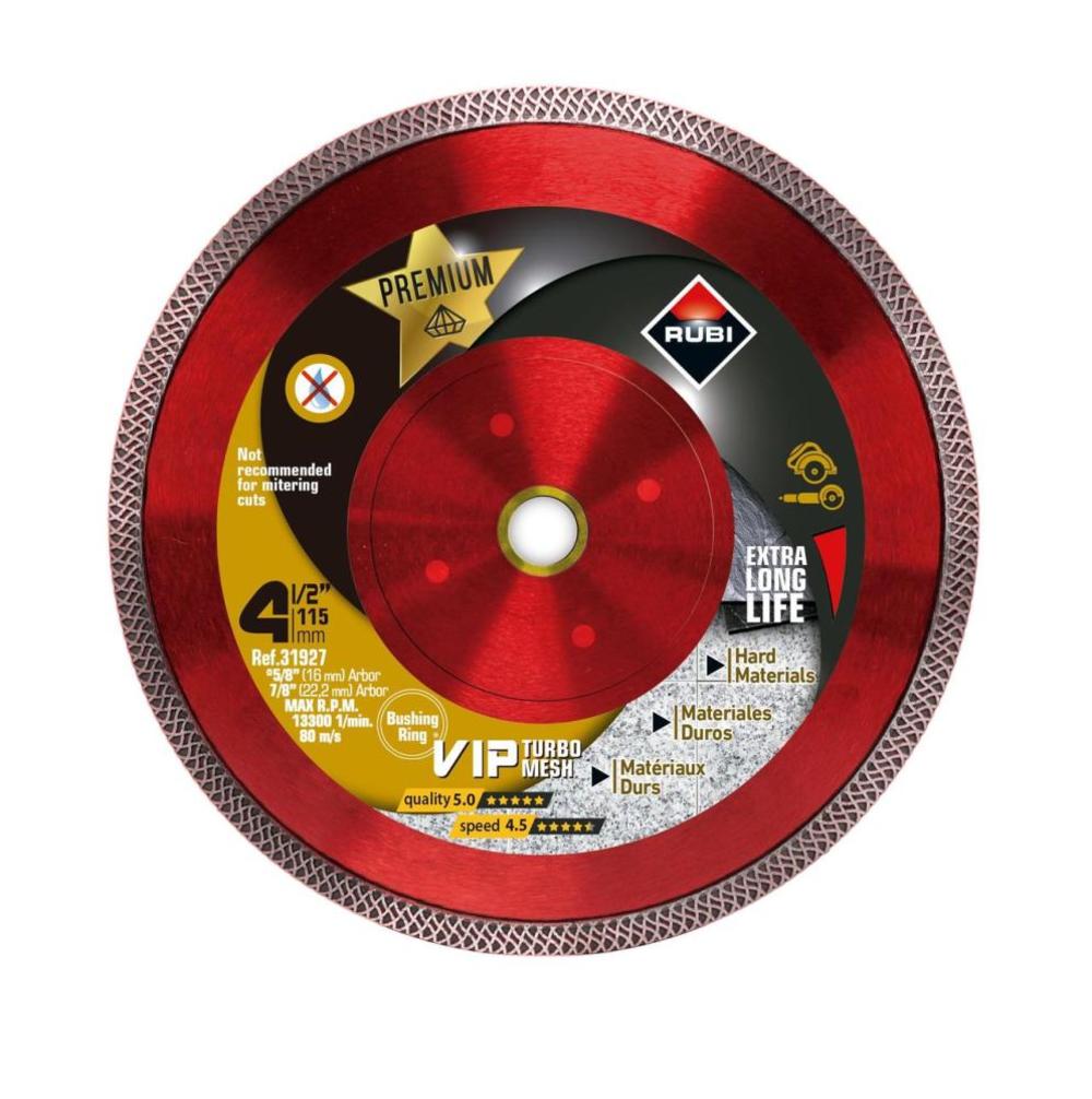 Rubi Tools Blade Viper Mesh 4-1/2 In. Diamond Blade (7/8″ and 5/8″ Arbor) - Flockneti
