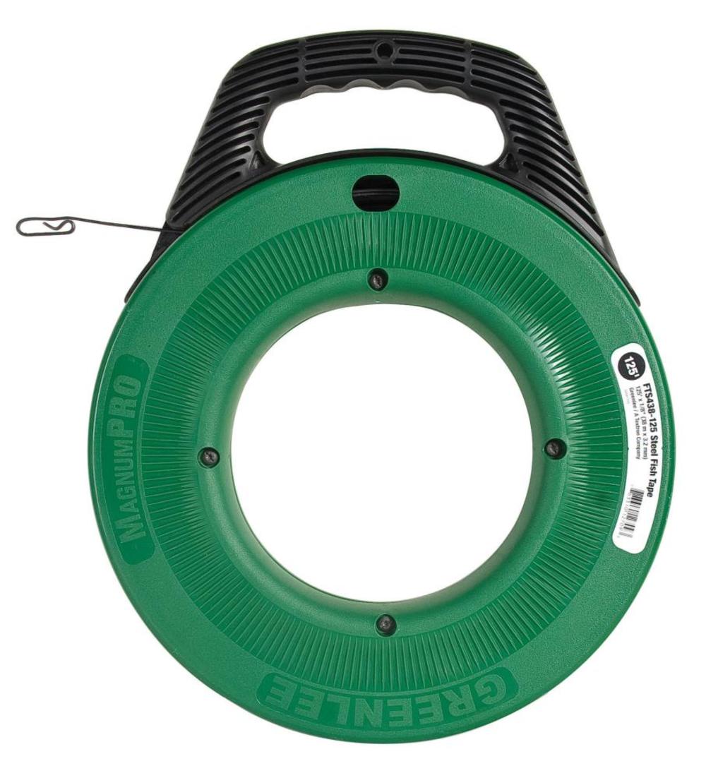 Greenlee 125 Ft. Magnum Pro Steel Fish Tape - Flockneti