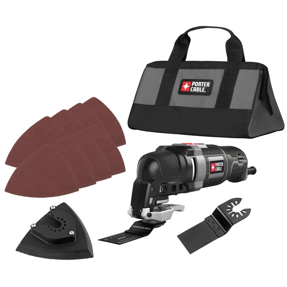 Porter Cable 3AMP Oscillating Multi Tool Kit (PCE606K) - Flockneti