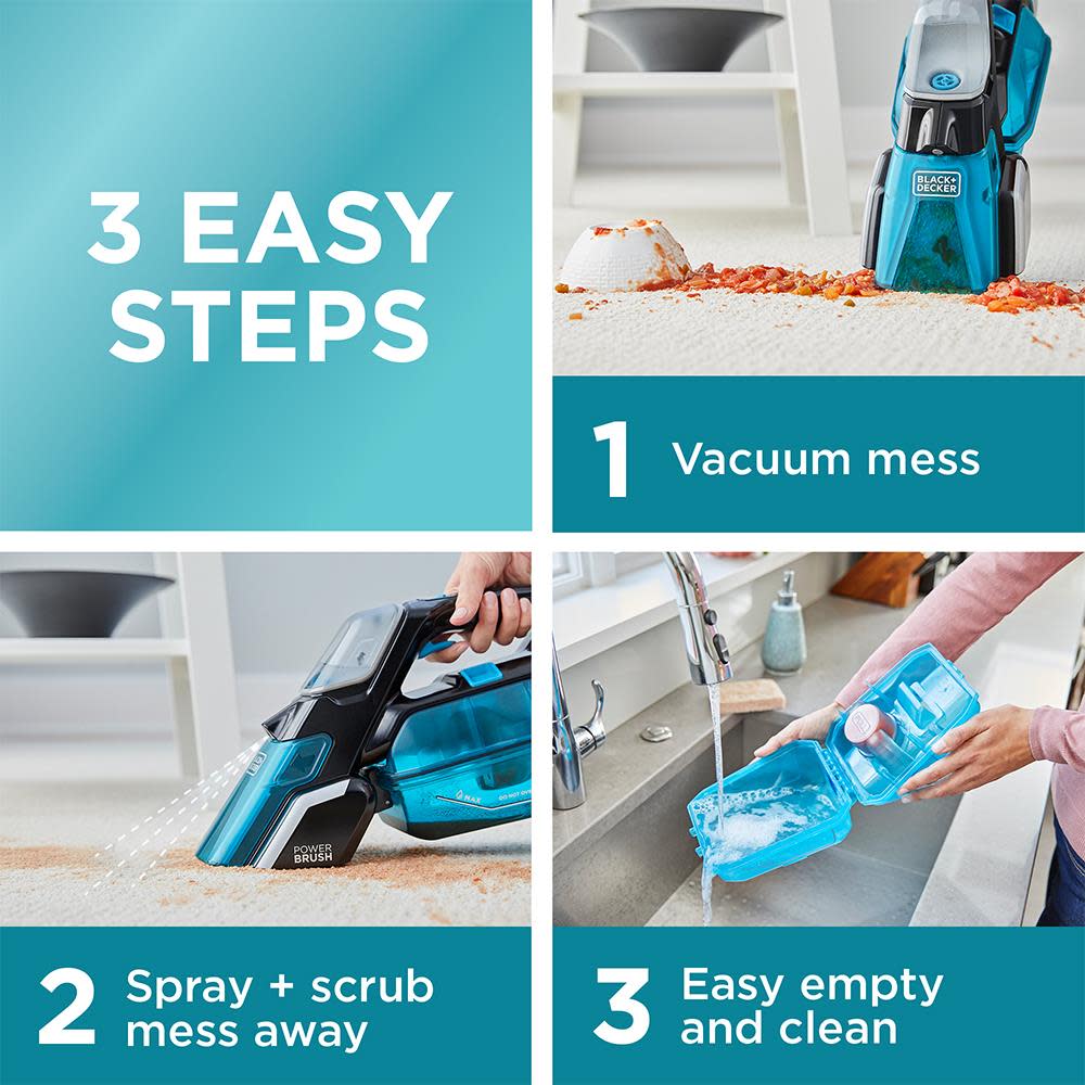 Black and Decker Spillbuster Portable Carpet Cleaner - Flockneti