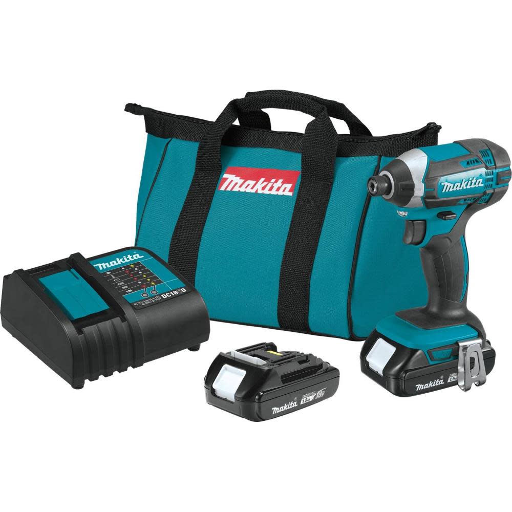 Makita 18V LXT Lithium-Ion Compact Cordless Impact Driver Kit (1.5Ah) - Flockneti