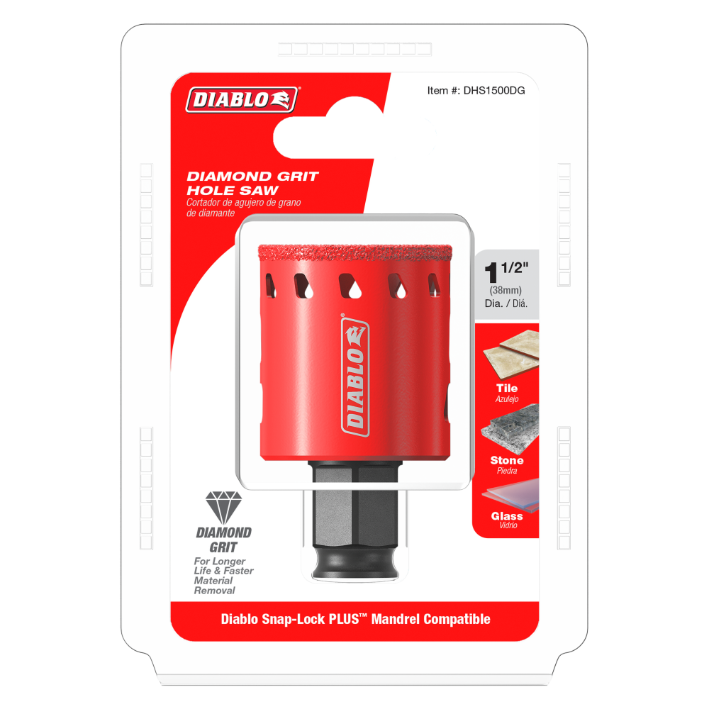 Diablo Tools 1 1/2″ Diamond Grit Hole Saws - Flockneti