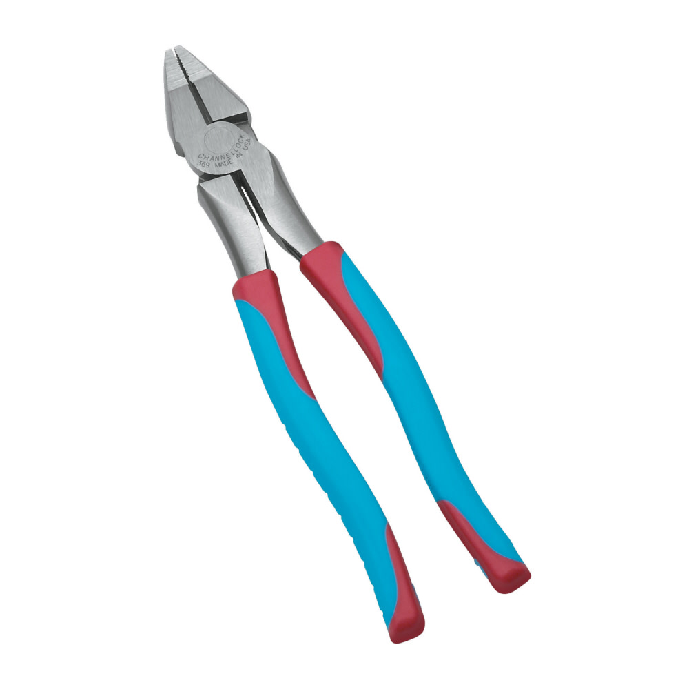 Channellock XLT Xtreme Leverage Technology 9 1/2″ CODE BLUE Lineman’s Plier - Flockneti
