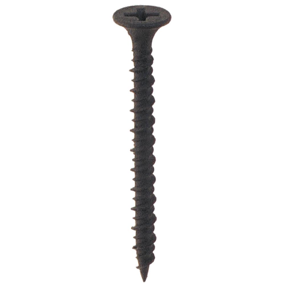 Pro Twist Screws 6 x 1-1/4 Bk Phosphate Bugle Hi-Lo Thread Sharp Point 8000 Screws - Flockneti