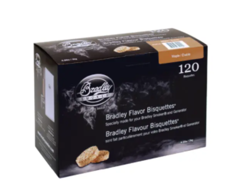 Bradley Smoker Flavor Bisquettes Maple 48pk - Flockneti