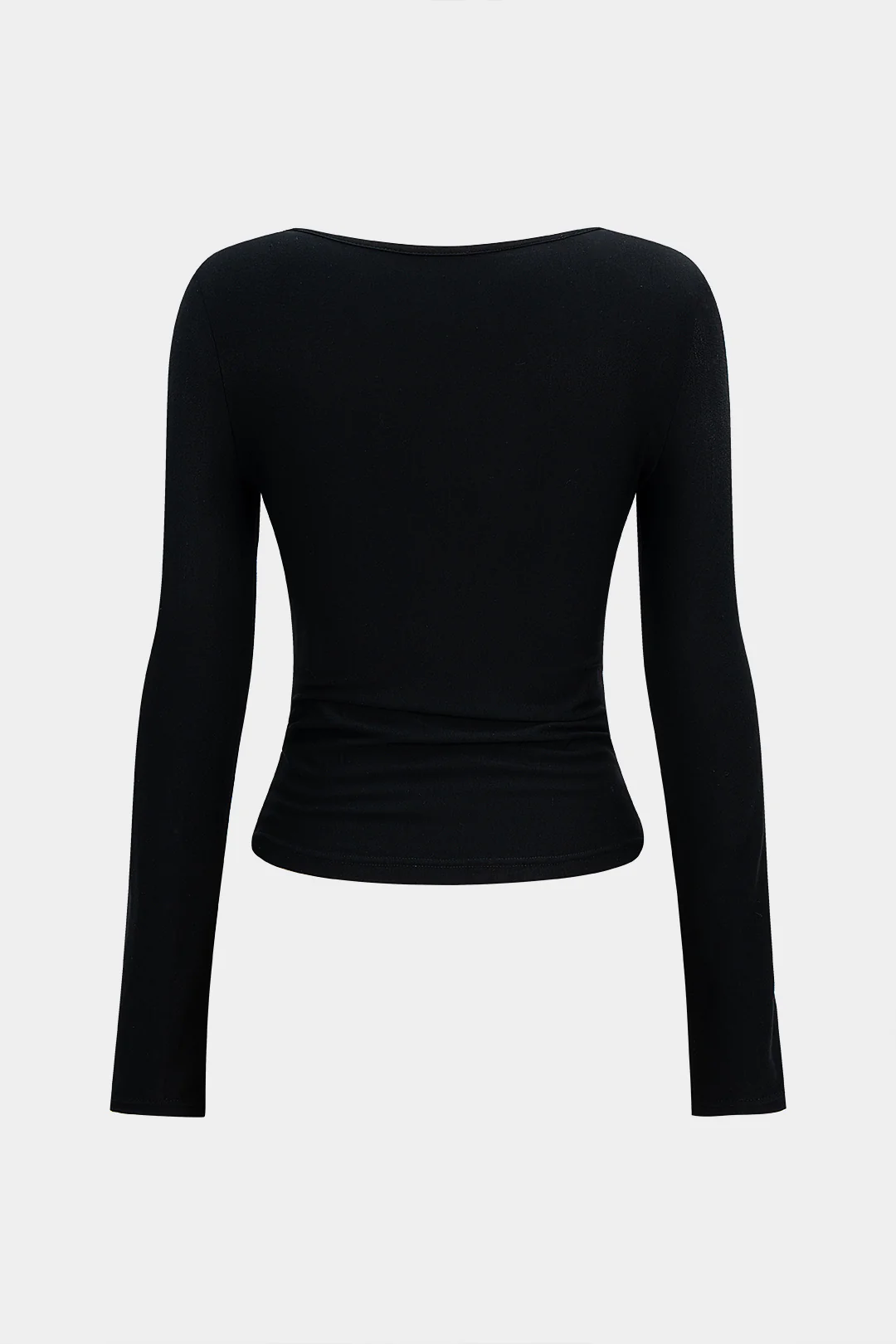 Ruched Long-Sleeve Top - Flockneti