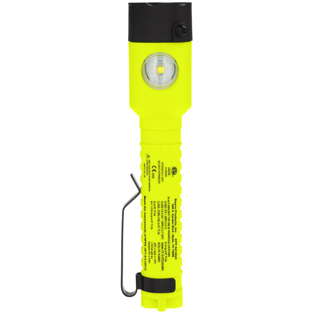 Nightstick Intrinsically Safe Dual-Light Flashlight with Dual Magnets - Flockneti