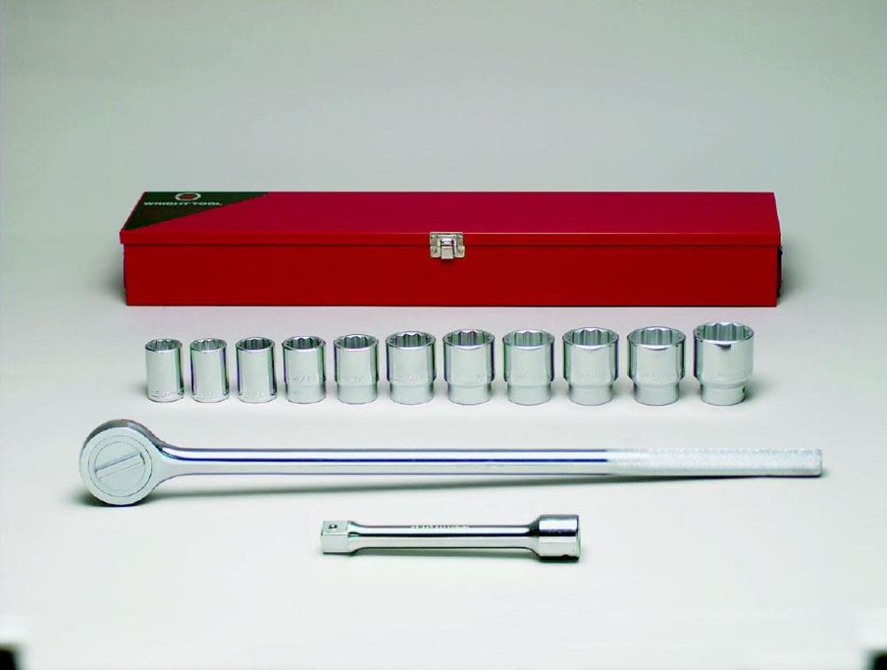 Wright Tool 3/4 In. Dr. 13 pc. Socket Set - Flockneti