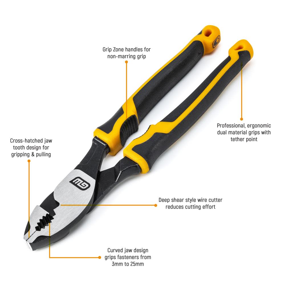 GEARWRENCH Pitbull Mixed Plier Set Dual Material 4pc - Flockneti