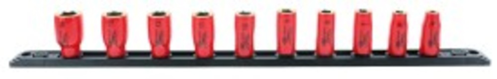 Wiha Insulated Socket Set 1/4″ Drive METRIC 10pc - Flockneti