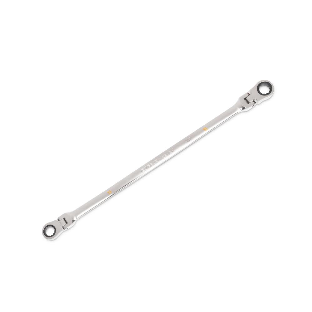 GEARWRENCH Ratcheting Wrench 90 Tooth 12 Point GearBox Double Flex 13x15mm - Flockneti
