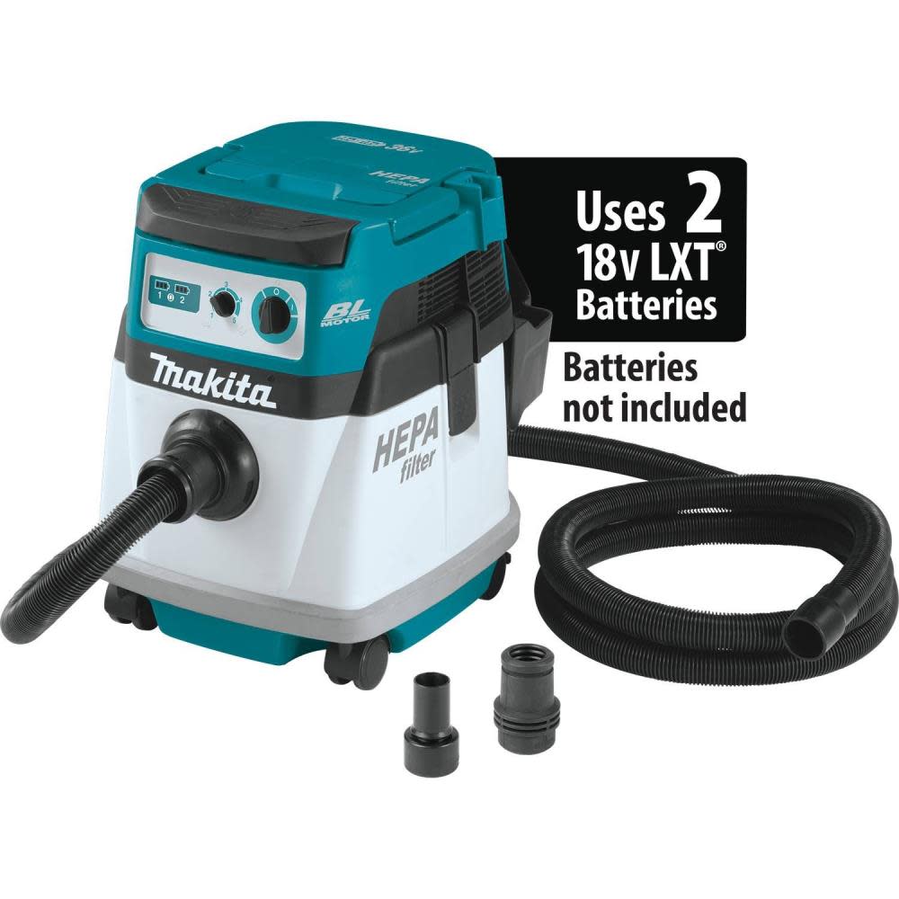 Makita 18V X2 LXT 36V 4 Gallon HEPA Dry Dust Extractor Bare Tool - Flockneti