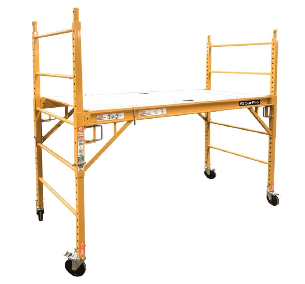 Magnum Tool Group 6′ Stackable Bakers Scaffold with Walkboard - Flockneti