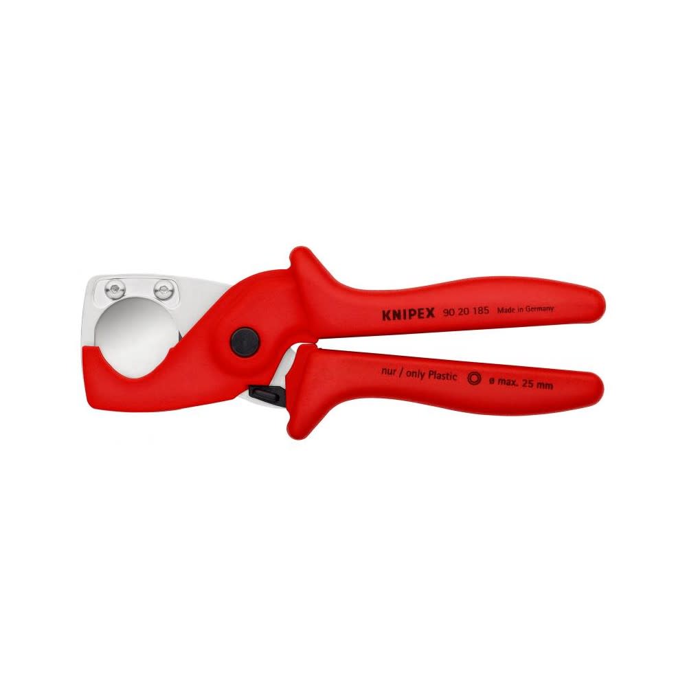 Knipex Plasticut Cutter For Hoses & Plastic Conduit Pipes 185mm - Flockneti