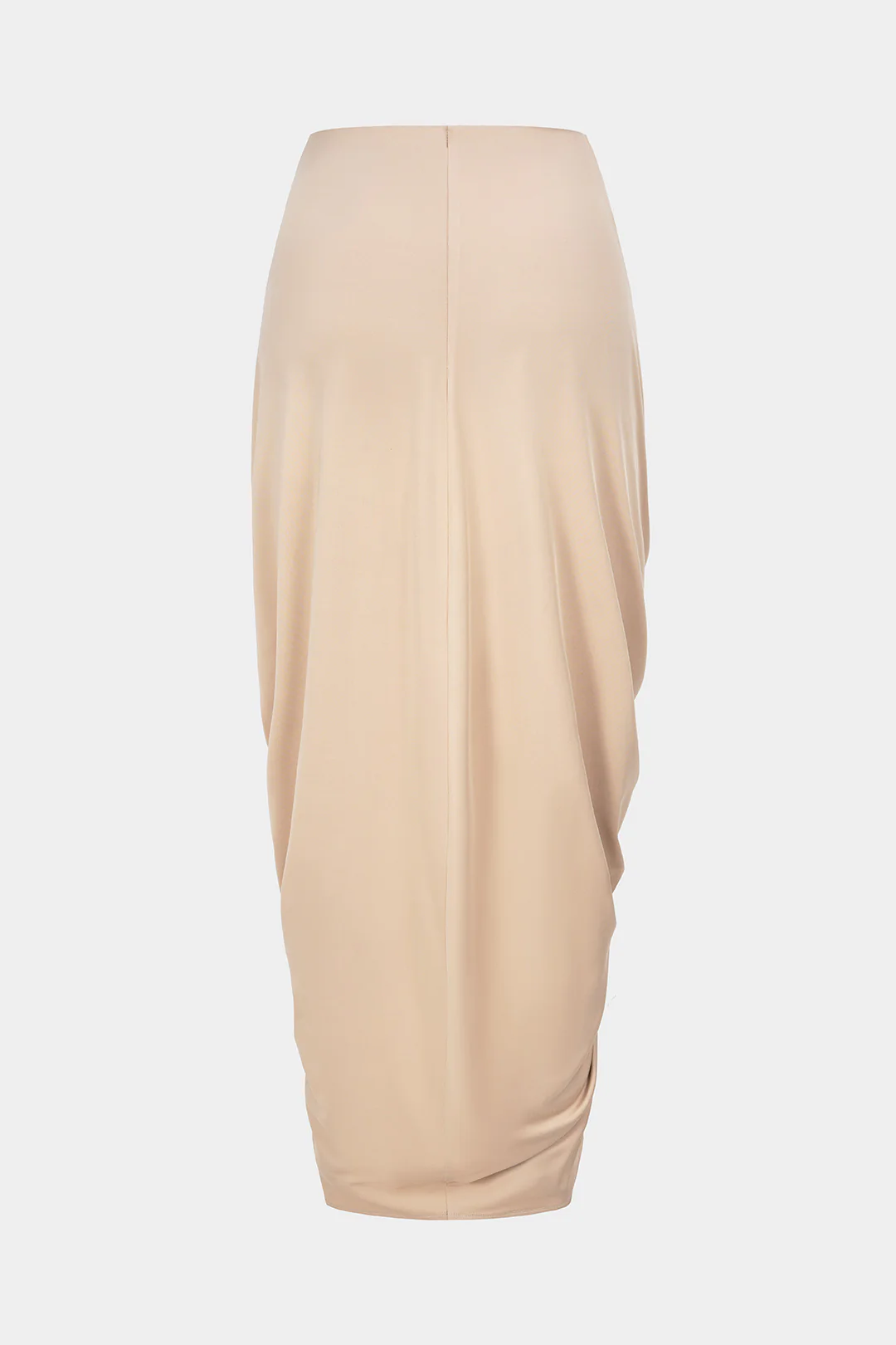 Asymmetrical Ruched High Waist Skirt - Flockneti