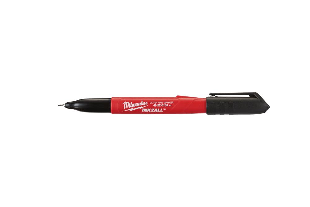 Milwaukee 12 pk INKZALL Black Ultra Fine Point Markers - Flockneti