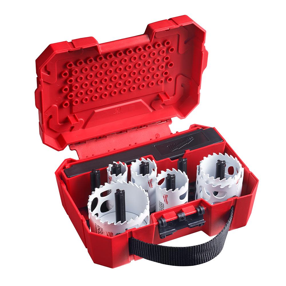 Milwaukee HOLE DOZER with Carbide Teeth Electrcian’s Hole Saw Kit 10pc - Flockneti