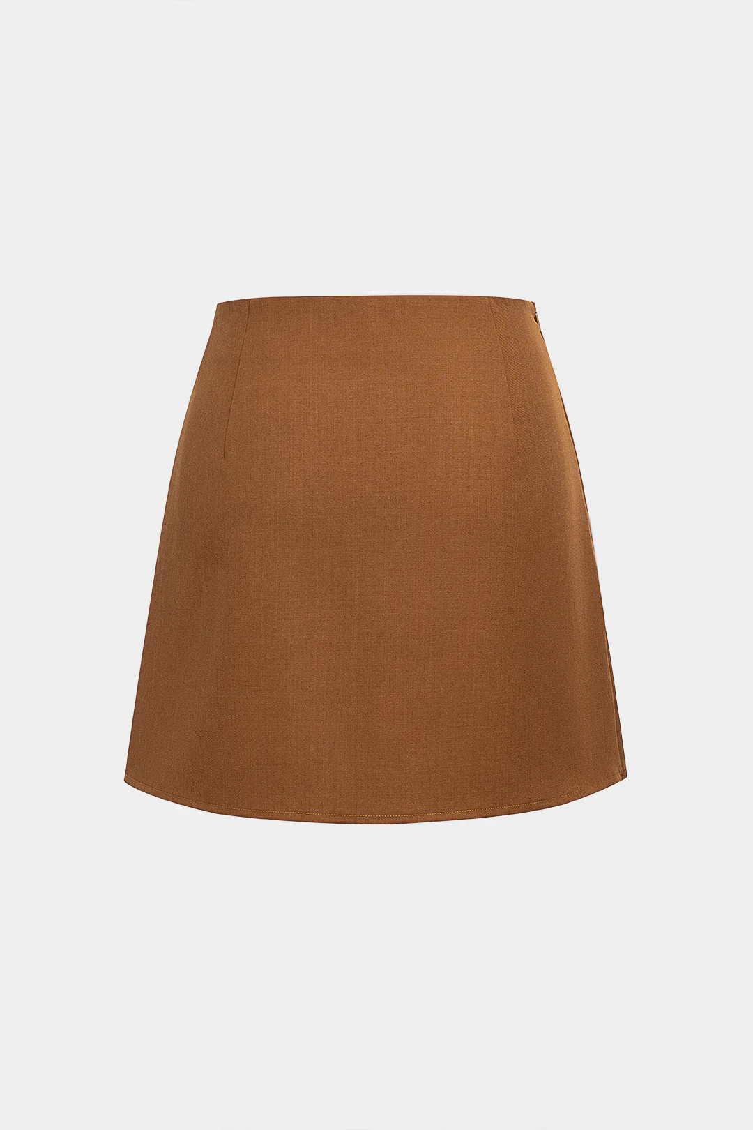 Contrast Button High Waist  Skirt - Flockneti