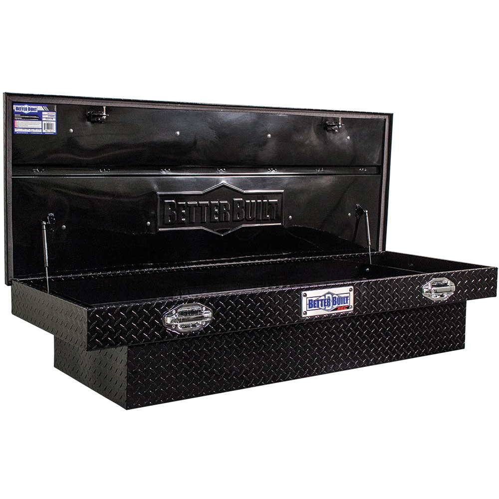 Better Built 69″ SEC Saddle Truck Tool Box WIDE GLOSS BLACK - Flockneti