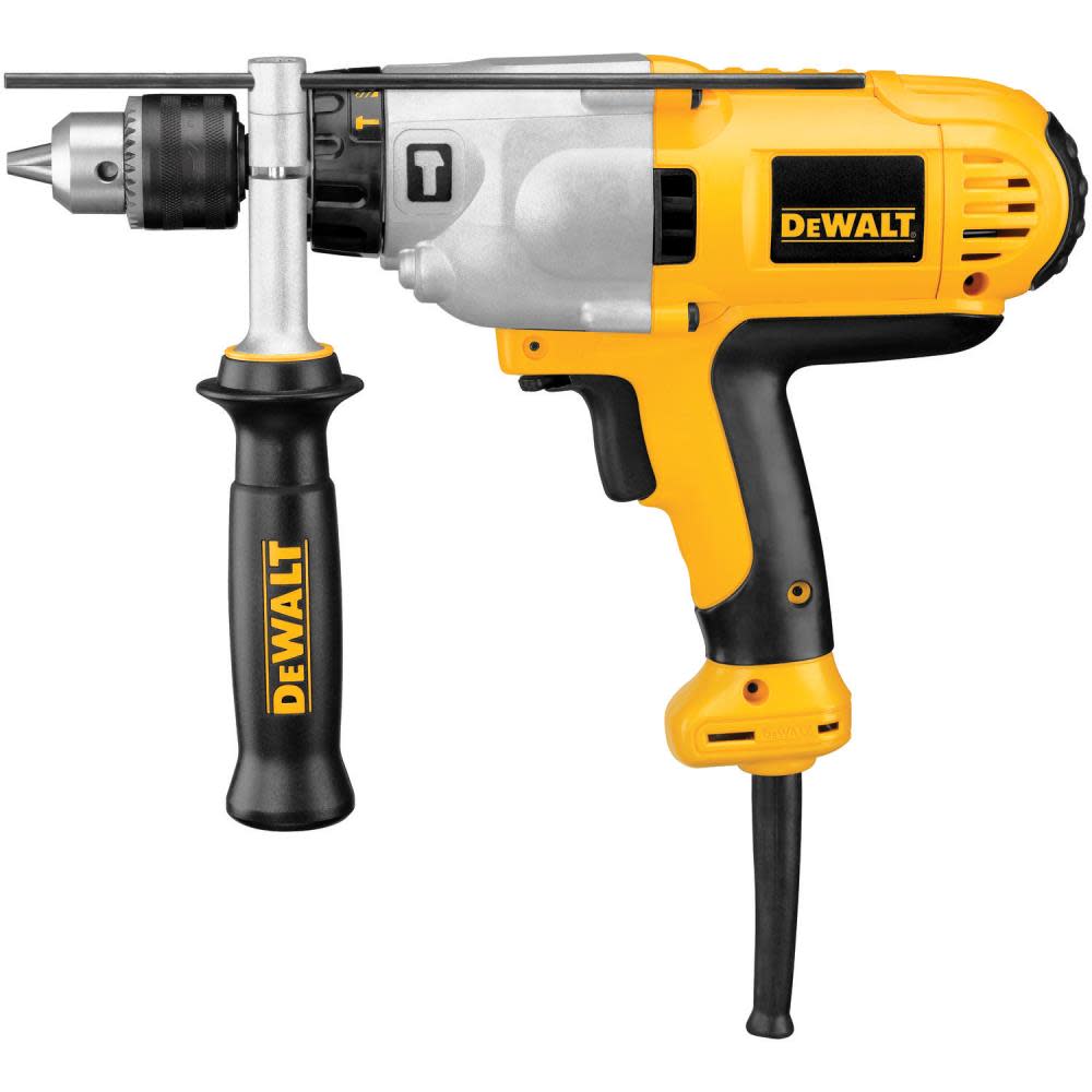 DEWALT 1/2 in. VSR Mid-Handle Grip Hammerdrill Kit - Flockneti