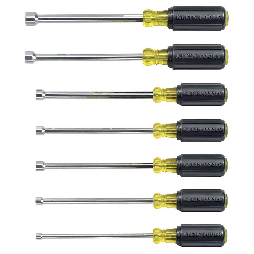 Klein Tools 7 Piece Nut Driver Set 6″ Shafts - Flockneti