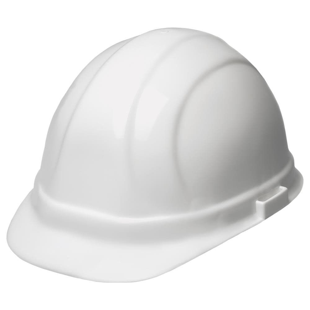 ERB Omega II Ratchet Suspension Hard Hat – White - Flockneti