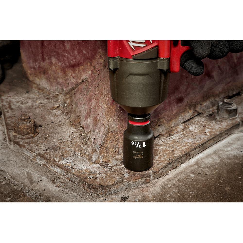 Milwaukee Impact Socket 1/2″ Drive 1 1/4″ Deep 6 Point - Flockneti