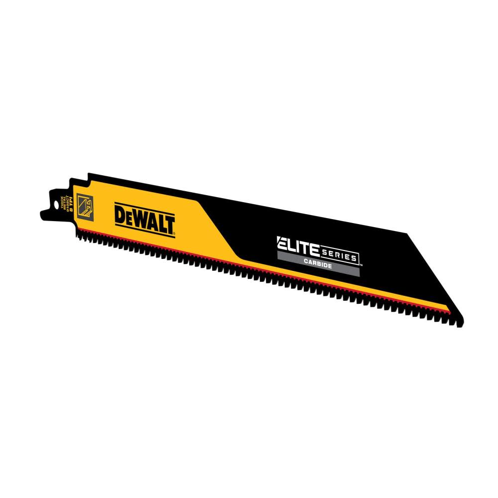 DEWALT ELITE SERIES Reciprocating Saw Blade 1pk Carbide Tipped 9″ 8 TPI Metal Cutting - Flockneti