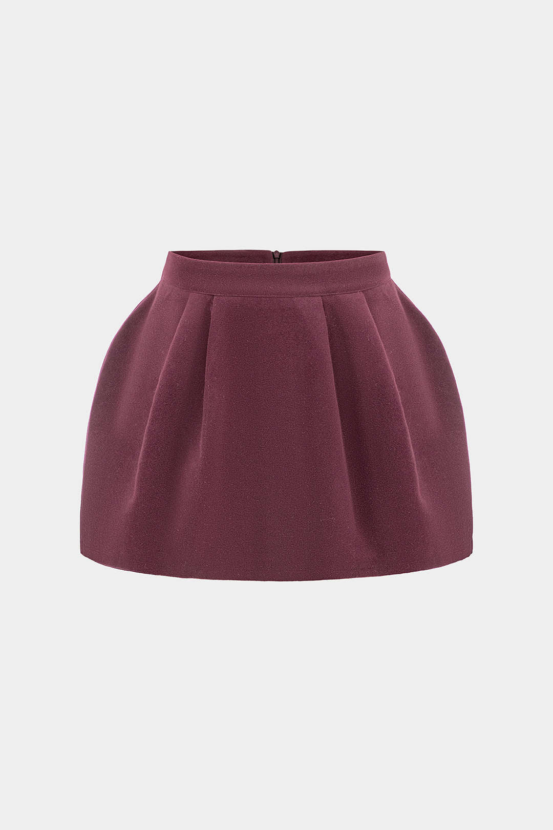 Tweed High Waist Ruched Skirt - Flockneti