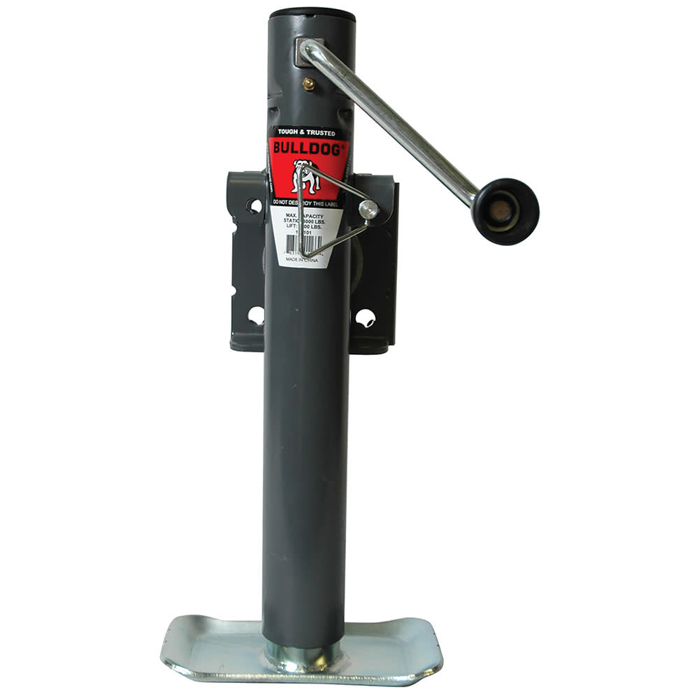 Reese Bulldog 10″ SWS 151 DS 2000 lbs Side Wind Round Trailer Jack - Flockneti