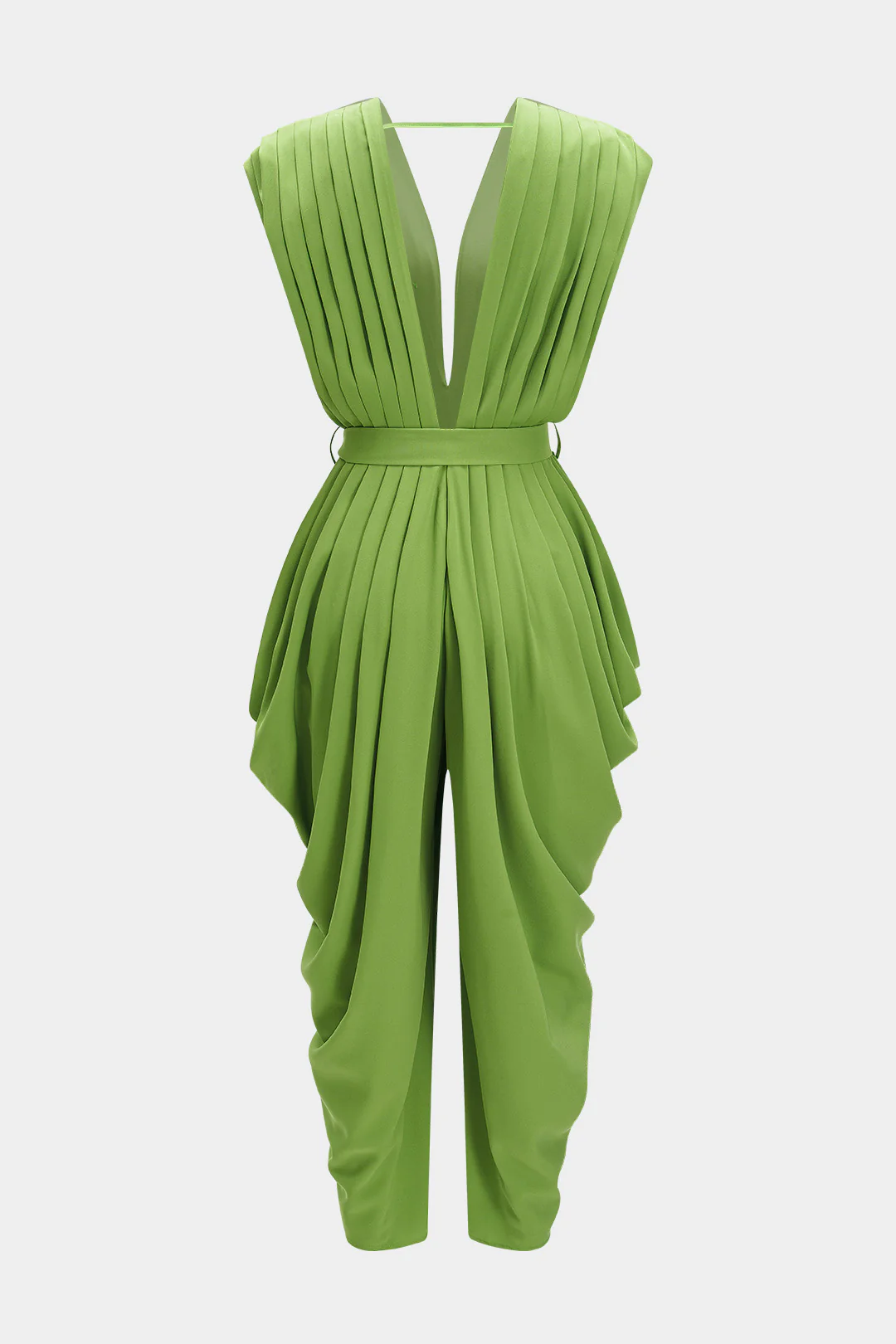 Sleeveless V-neck Jumpsuit - Flockneti