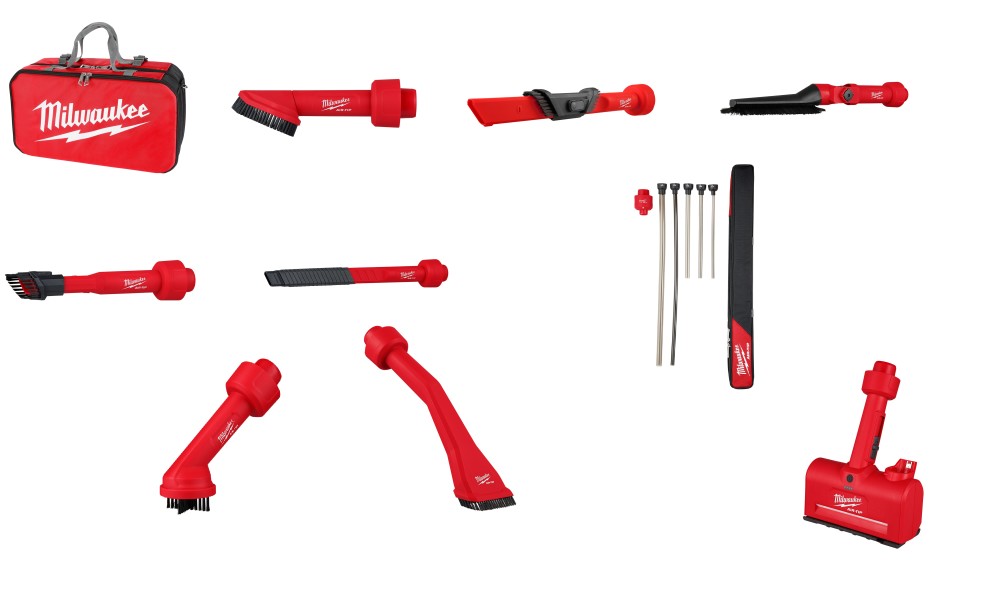 Milwaukee M12 AIR-TIP Vacuum Tool Accessories Auto Detailing Bundle - Flockneti