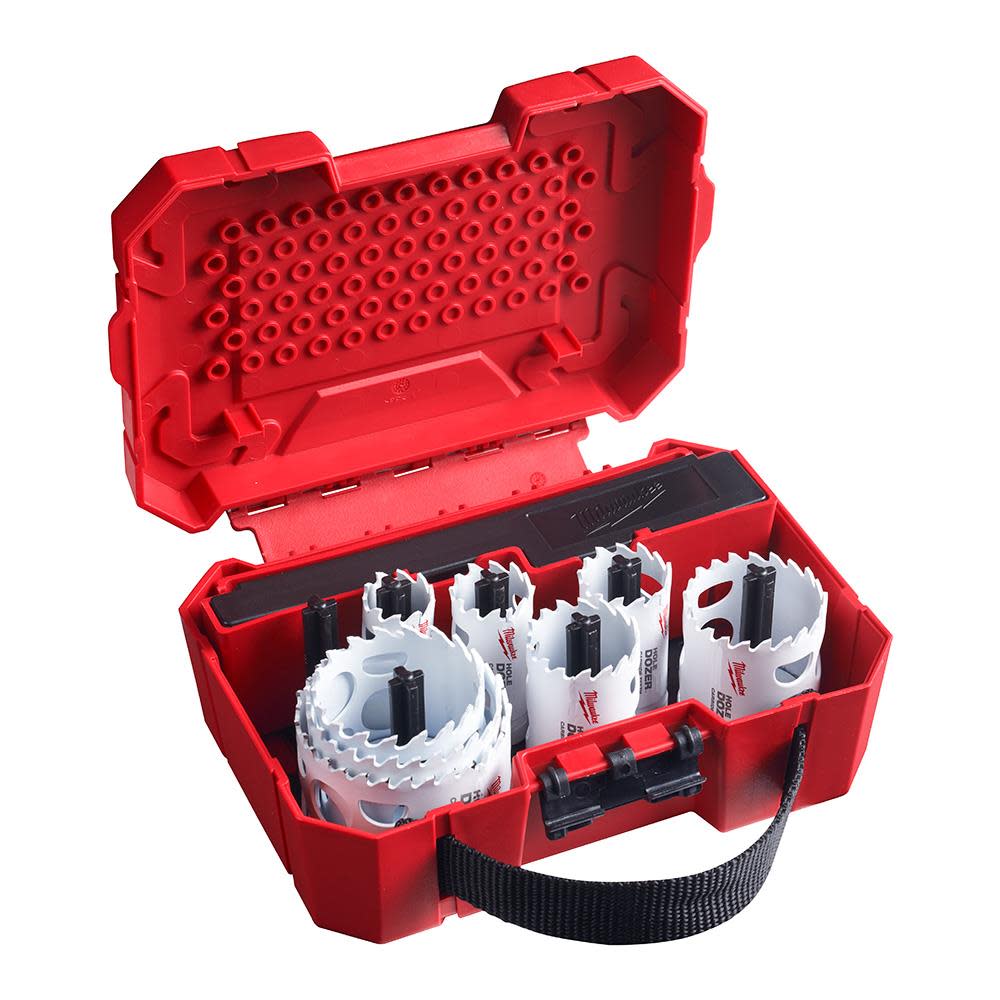 Milwaukee 12 PC HOLE DOZER with Carbide Teeth Hole Saw Kit - Flockneti