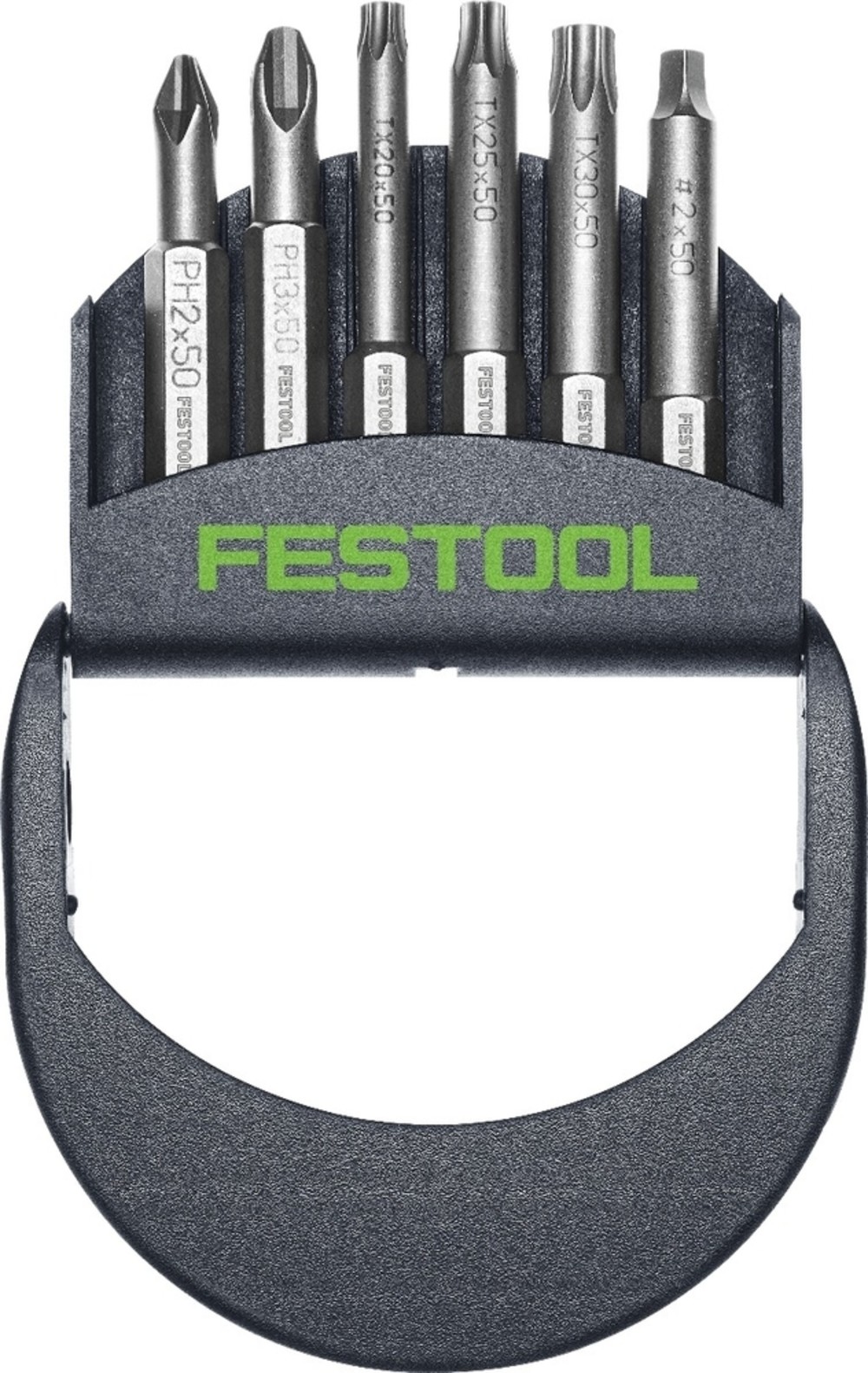 Festool 6 Piece 2″ Magnetic Impact Bit Cassette - Flockneti