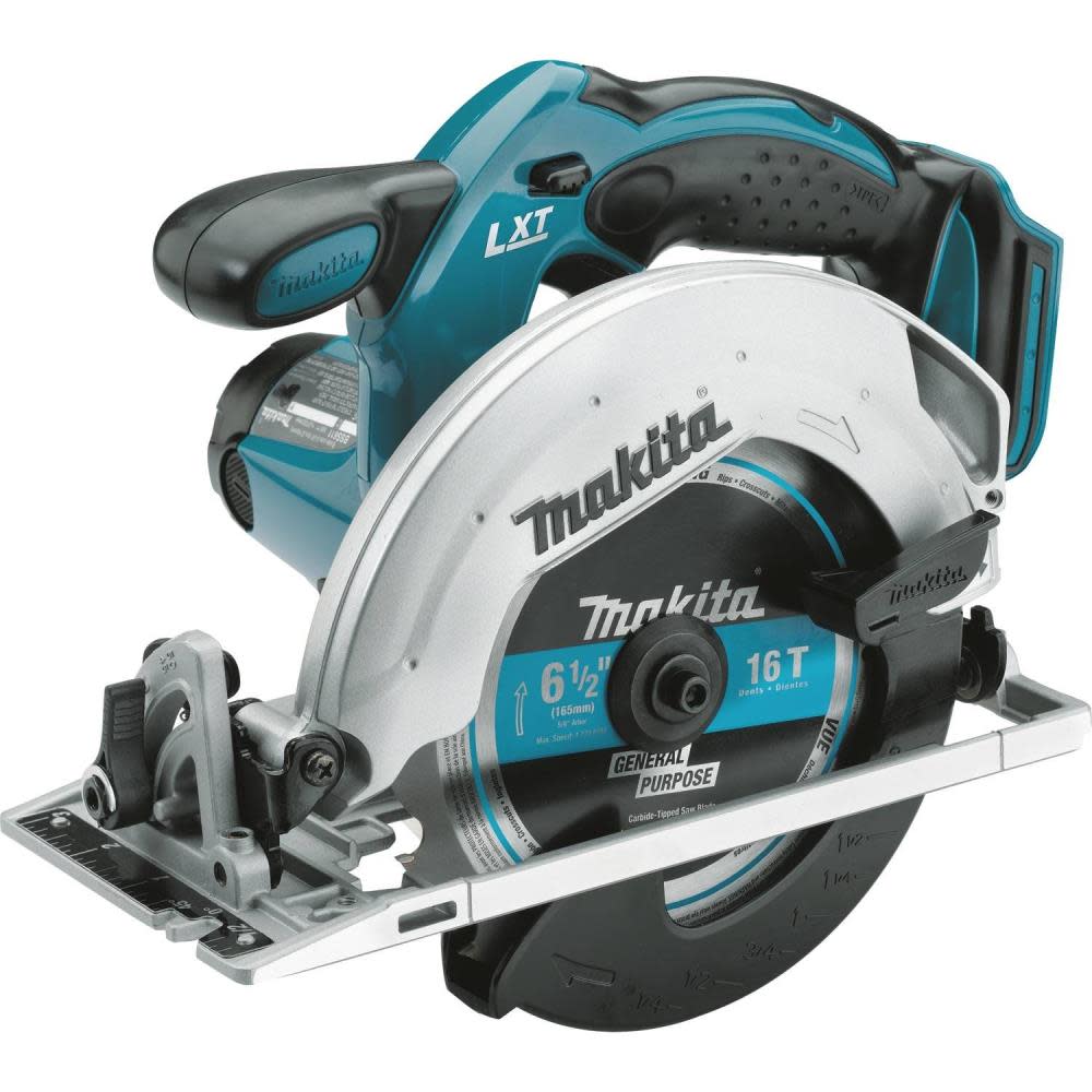 Makita 18 Volt LXT Lithium-Ion Cordless 6-1/2 in. Circular Saw Tool Only - Flockneti