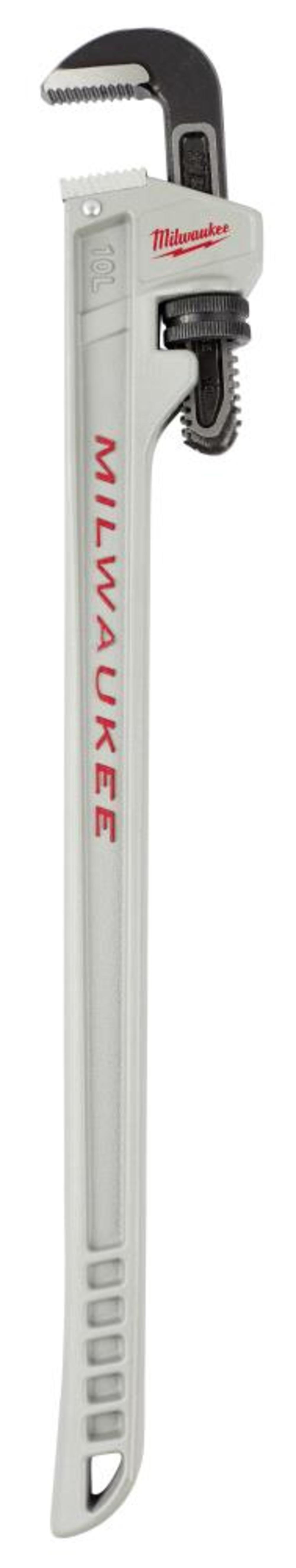 Milwaukee 10L Aluminum Pipe Wrench with POWERLENGTH Handle - Flockneti