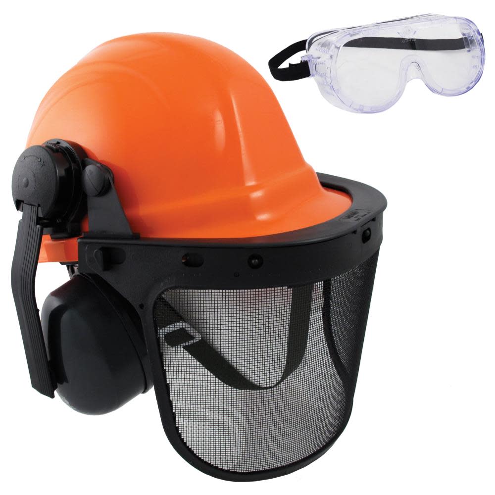 ERB Omgea II Foresters Hard Hat Safety Kit - Flockneti